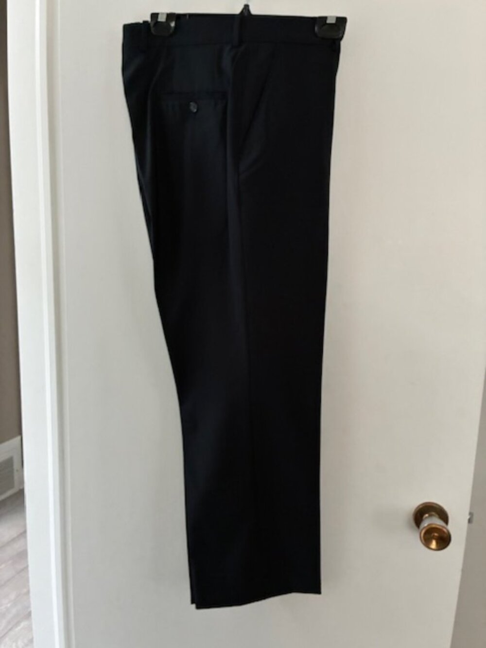 Pants. Sz W34XL29. GALA Black Pure New Wool.